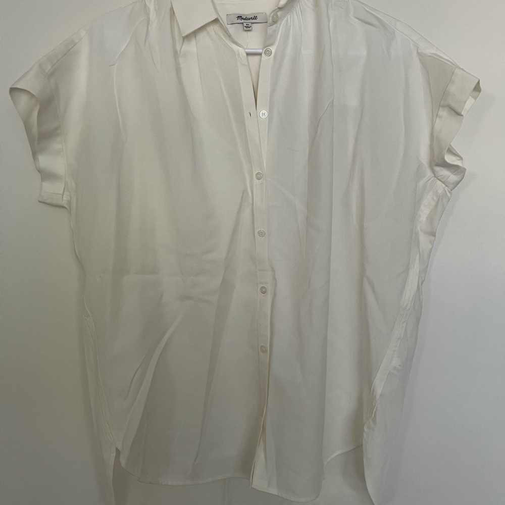 Madewell Cream Button-Up Shirt